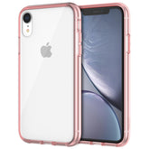 JETech Case for iPhone XR 6.1-Inch, Non-Yellowing Shockproof Phone Bumper Cover, Anti-Scratch Clear Back (Rose Gold)